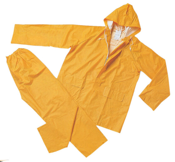 COMPLETO ANTISTRAPPO GIALLO TAGLIA XL