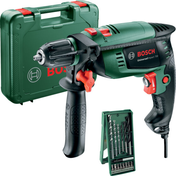 BOSCH-V TRAPANO  701W UNIVER.IMP.700 KIT +PUNTE