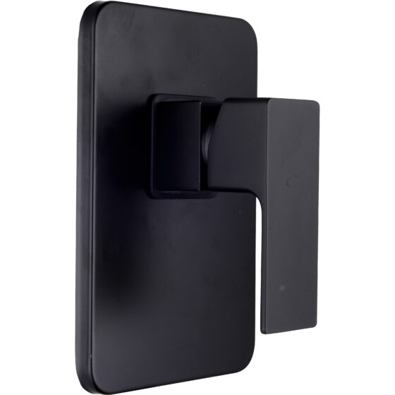 SERIE ELEGANT MONOC.INCASSO DOCCIA NERO OPACO