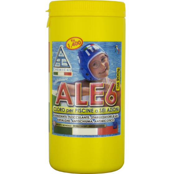 CLORO 6 FUNZIONI X PISC.PASTIGL.GR.200 KG.1,4 ALE6