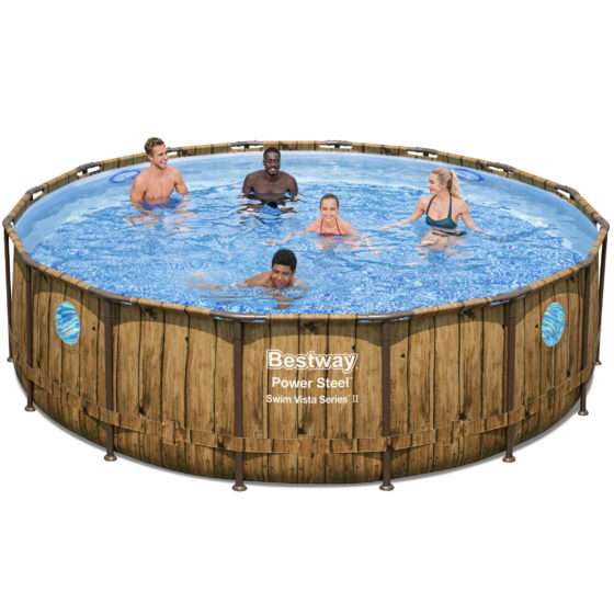PISCINA LEGNO C/TELAIO COMPLETA 488X122H 56725