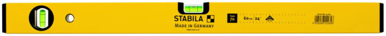 LIVELLA A 2 BOLLE STABILA ART.70 CM. 60