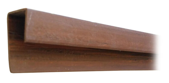 PROFILO TERMINALE A100 CM 300 NOCE