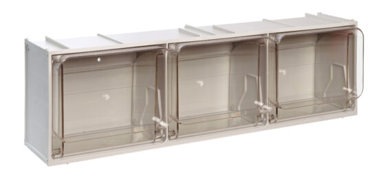 MADIA 3 CASSET.CRISTAL BOX MM.600X155X175H