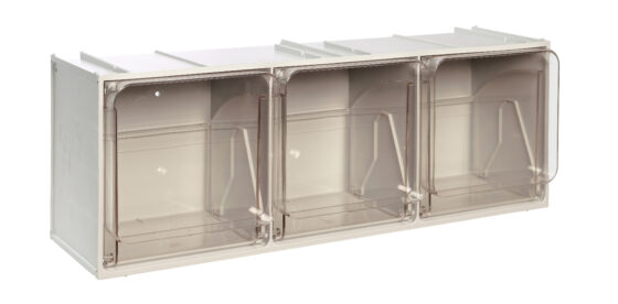 MADIA 3 CASSET.CRISTAL BOX MM.600X200X215H