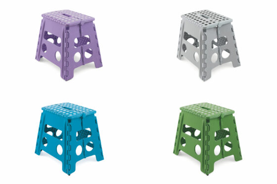SGABELLO PIEGHEVOLE ABS CM.31X20X30 COL.ASSOR