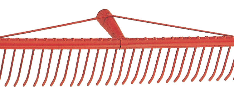 RASTRELLO FERRO X ERBA 34 DENTI PIATTI CM.60