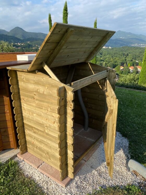 Armadio accessori piscina Roby - LOSA - cm 120x89