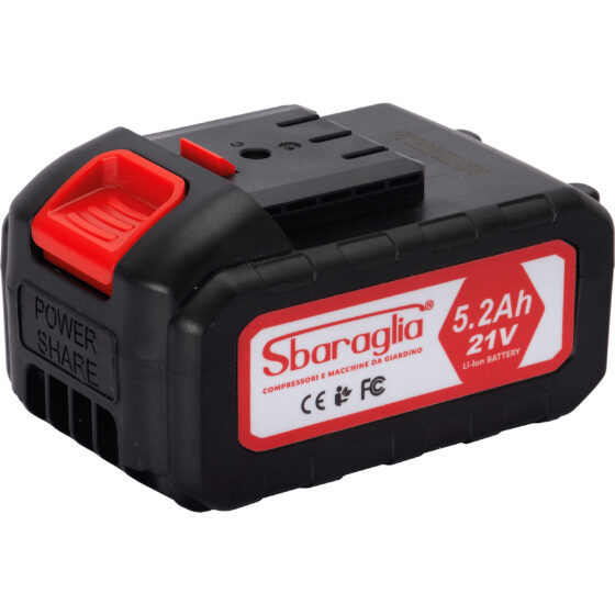 BATTERIA 5.2 AMPERE X RAMBO ENERGY E POTATORE ARES
