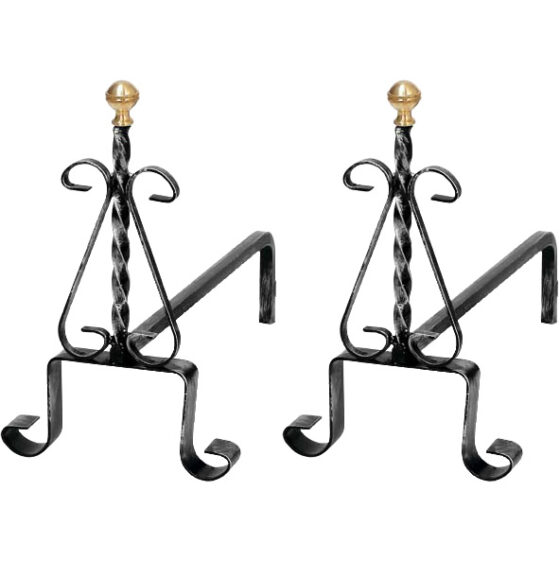 COPPIA ALARI TORCIGLIONE COD. 1093/40
