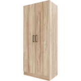 KIT ARMADIO 2A CM.190X80X52 ROVERE BARLY K021