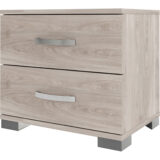 KIT COMODINO 2C CM.41X48X36 ROVERE GRIGIO K357