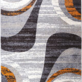TAPPETO DECORA 160X230 ARANCIO DIS. 003