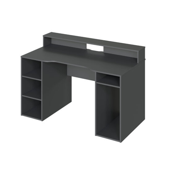 KIT SCRIVANIA CM 136X67X88H ANTRACITE