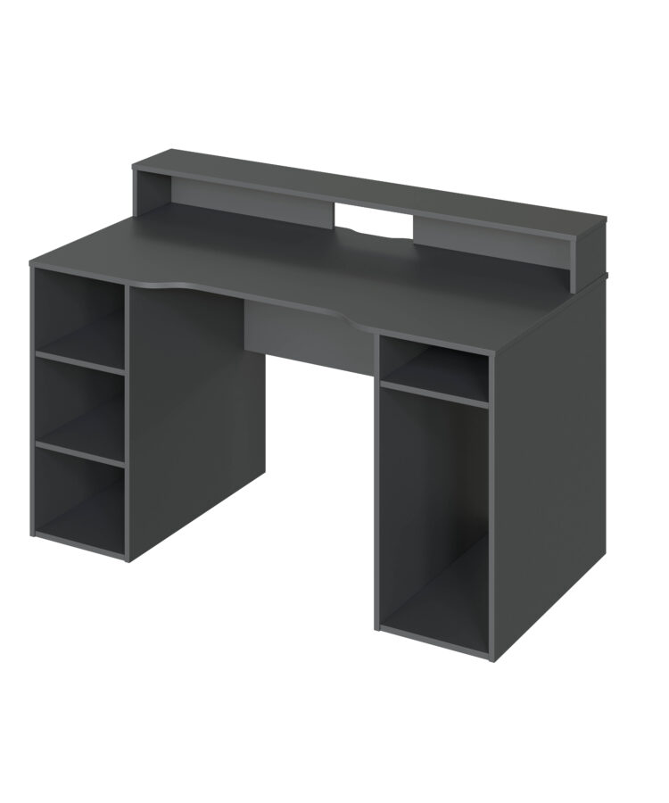 KIT SCRIVANIA CM 136X67X88H ANTRACITE