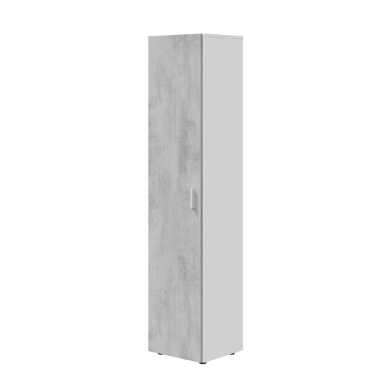 KIT MOBILE MULTIUSO CM 41X37X182H BIANCO CEMENTO