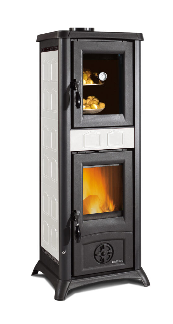 STUFA GEMMA CON FORNO BIANCO INFINITY ELEGANCE