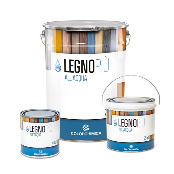 IMPREGNANTE ACQUA LEGNOPIU' - NOCE ANTICO LT 20