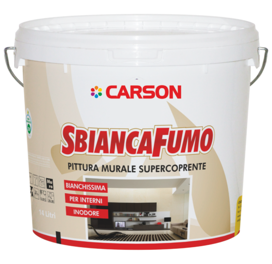 COPRIFUMO PER MACCHIE DIFFICILI SBIANCA FUMO BIANCO KG 6 CARSON