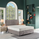 LETTO MATRIMONIALE CONTENITORE CM.160X200 BEIGE